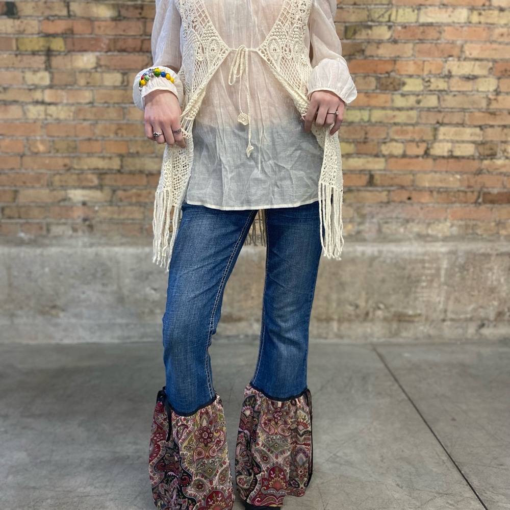 Repurposed Hydraulic jeans Size 5/6